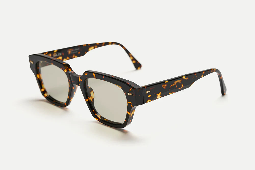 Lunette de Soleil Ahlem  Rivoli Tortue jaune / Lumière verte