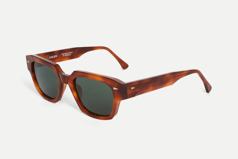 Lunette de Soleil Ahlem Rivoli Tortue Orange / Vert Foncé