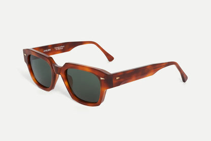 Lunette de Soleil Ahlem Rivoli Tortue Orange / Vert Foncé