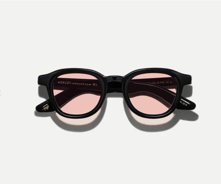 Lunette de soleil Moscot DAHVEN sun black ny rose