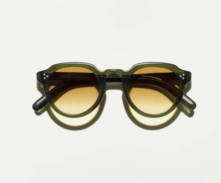 Lunette de soleil Moscot GAVOLT Dark green Chestnut