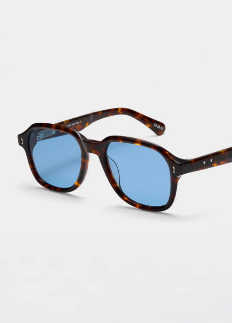 Lunettes de soleil Peter and May S126 NIGHT TRAIN SUN TORTOISE GRIS BLEU
