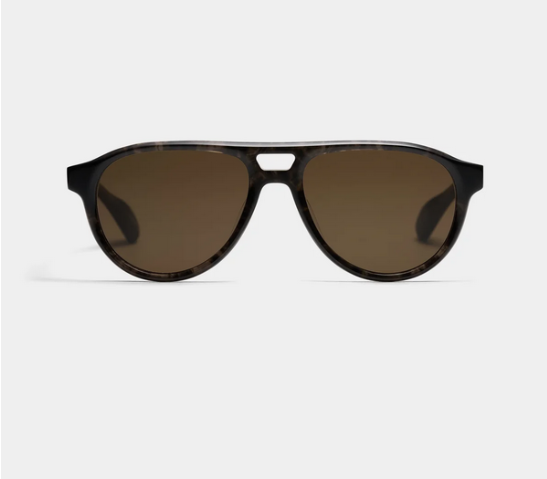 Lunettes de soleil Peter and May S131 YAN SUN TORTOISE LIGHT GREY