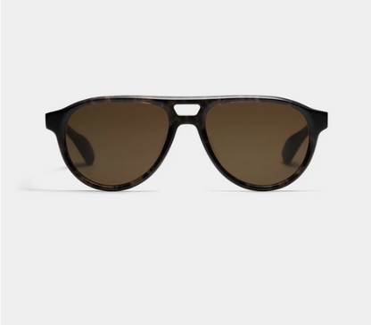 Lunettes de soleil Peter and May S131 YAN SUN TORTOISE LIGHT GREY